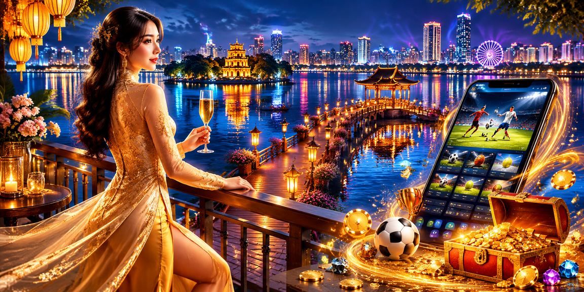 Người chơi cá cược thể thao tại Hà Nội trong trang phục áo dài truyền thống